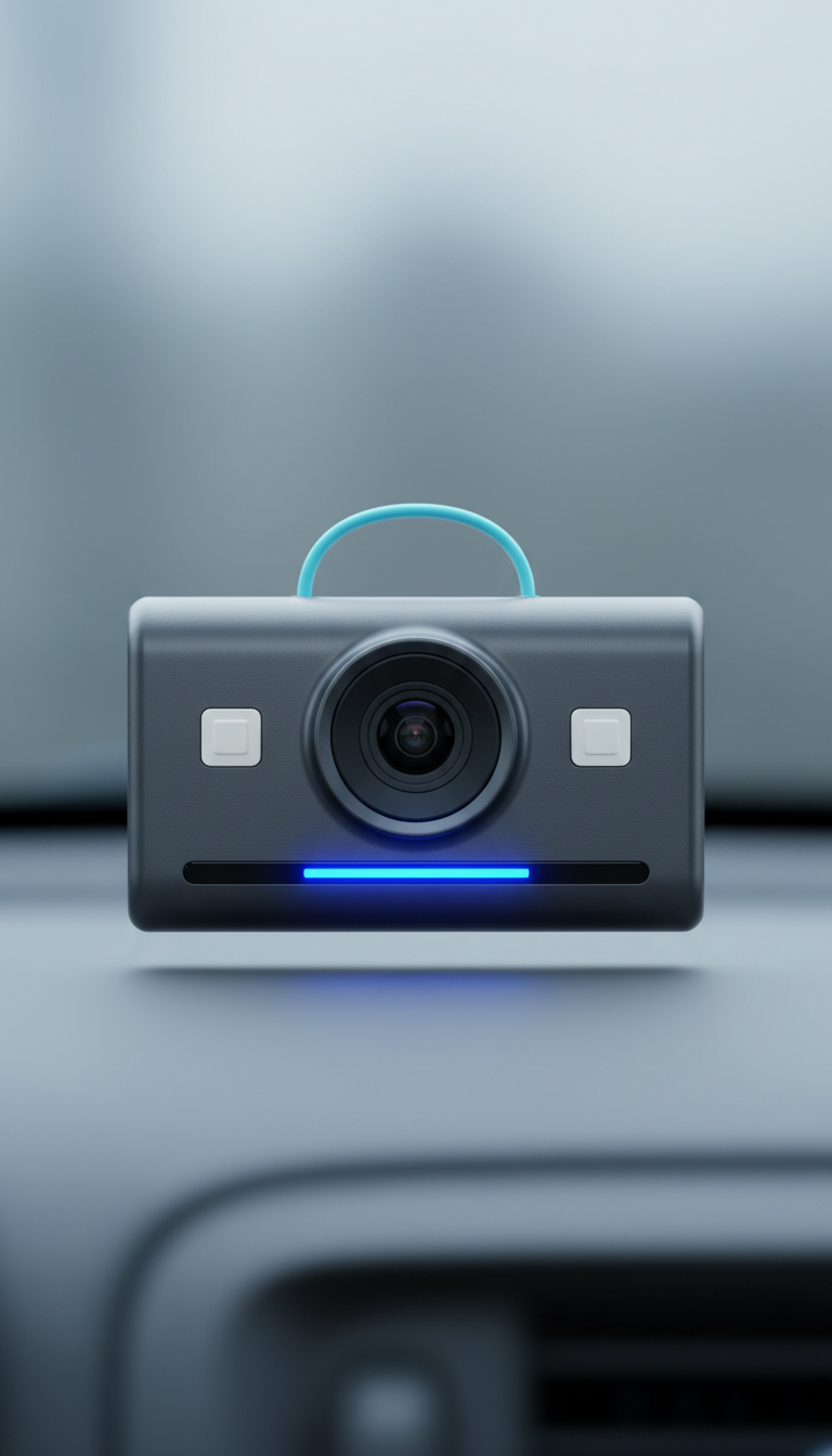 Cámara dashcam conectada con visión nocturna