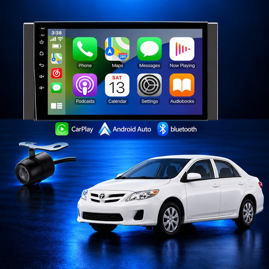 Radio Android Toyota Corolla 2003-2012 Waze-Carplay