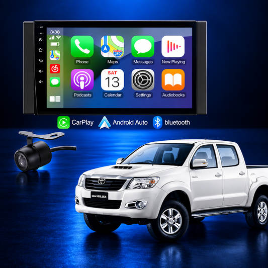 Radio Android Toyota Hilux 2006-2015 Waze CarPlay